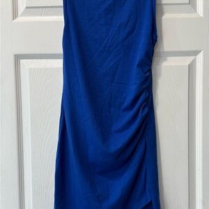 Treasure & Bond One Shoulder Blue Dress